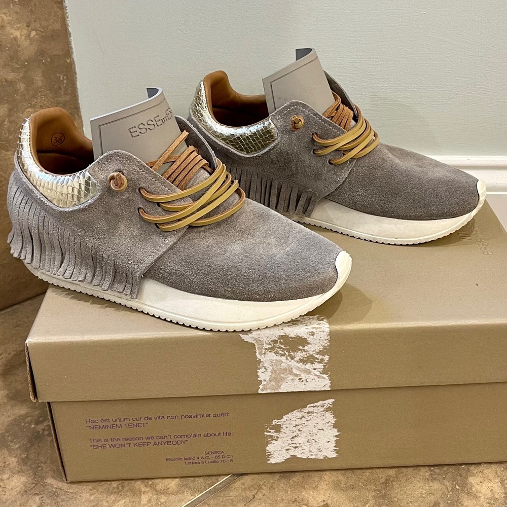 ESSE TU ESSE fringe sneakers